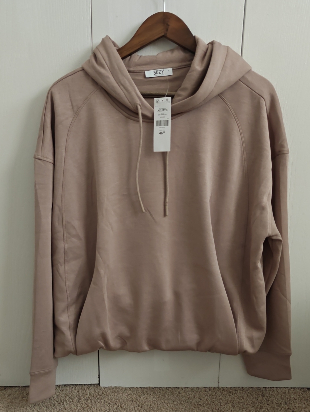 Suzy Hoodie Sweatshirt - Dusty Taupe